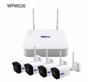กล้องวงจรปิด WiFi 4ตัว พร้อมเครื่องบันทึก