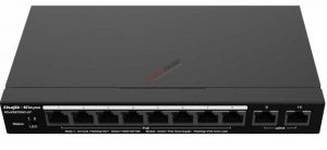 Ruijie switch รุ่น RG-ES210GC-LP Reyee Cloud Managed Switch for IP surveillance