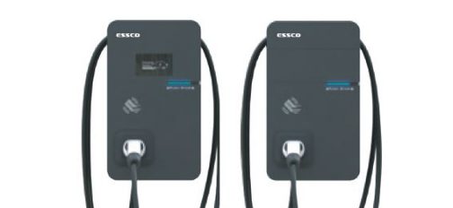 ESSCO AX Series 48A-11kW Single Phase 32A-22kW Three Phase Wall-mount EV AC Charger เครื่องชาร์จรถยนต์ไฟฟ้า - Image 2