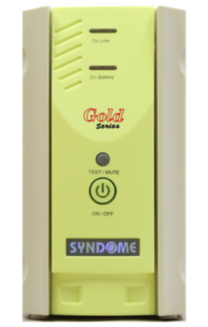 เครื่องสำรองไฟ Lineinteractive with Stabilizer รุ่น GOLD‐1K‐400W (มีกระเป๋าหิ้วสีเหลือง)