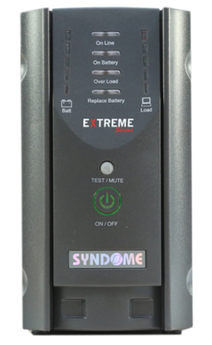 เครื่องสำรองไฟ Lineinteractive with Stabilizer รุ่น EXTREME‐1000‐600W (เปิด/ปิดเสียงแจ้งเตือนได้)