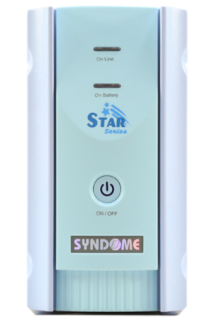 เครื่องสำรองไฟ Lineinteractive with Stabilizer รุ่น STAR‐1K‐600W (มีกระเป๋าหิ้วสีฟ้า)